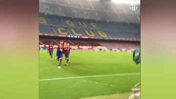 Lo que no se vio ni escuchó en el gol de Piqué: atentos a la persona que graba este vídeo