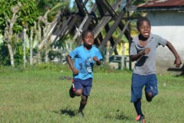 El fútbol como medio para salir de la pobreza infantil en Honduras