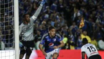 El argentino ha jugado 18 minutos con Millonarios y ha marcado dos goles. 