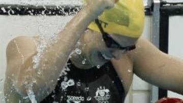 <b>NO DEFRAUDÓ.</b> La australiana conquistó la medalla de oro en los 100 metros mariposa.