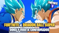 Fortnite x Dragon Ball Super: primer teaser de Goku y Vegeta