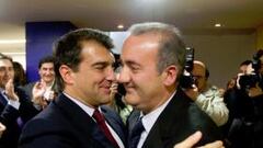 Godall se presentó con un Laporta entre sollozos