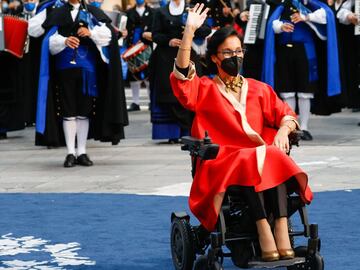 Swimmer Teresa Perales during the Princess of Asturias Awards 2021 in Oviedo, on Friday 22 October 2021.