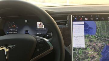 Marc vuelve a presumir de Tesla: Barcelona-Madrid sin gasolina