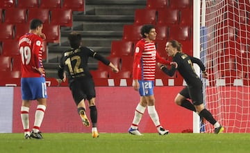 Griezmann adelantó en la prórroga al Barcelona. 2-3.