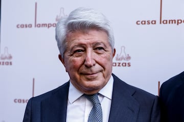 Enrique Cerezo, presidente del Atlético de Madrid.