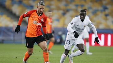 Marlos, del Shakhtar, contra el Real Madrid.