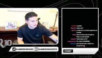 James no le cierra la puerta al Everton: "Estaría dispuesto"