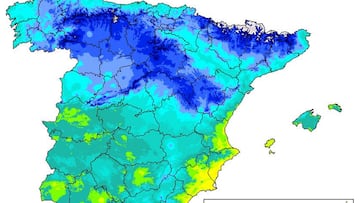 La AEMET anuncia temperaturas por debajo de 5 grados este fin de semana