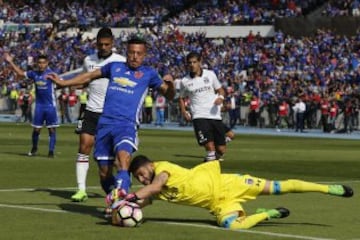 U. de Chile-Colo Colo, en imágenes