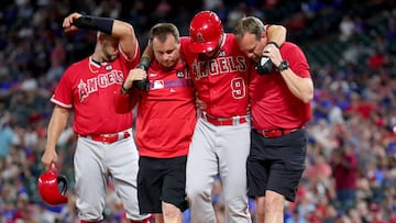 El infielder de los Angels abandon&oacute; el duelo del martes frente a los Rangers con un golpe en la pierna y la organizaci&oacute;n ya revel&oacute; la gravedad de la lesi&oacute;n.