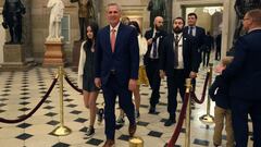 U.S. House Speaker Kevin McCarthy (R-CA) walks to the House Chamber at the U.S. Capitol building in Washington, U.S., January 25, 2023. REUTERS/Leah Millis