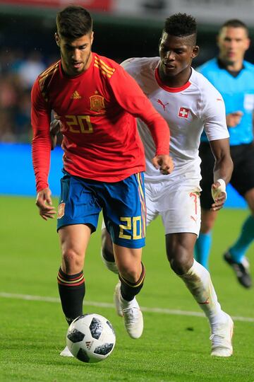 Marco Asensio y Embolo.