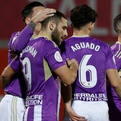 El gol de Bengoetxea despierta al Pucela, que termina goleando