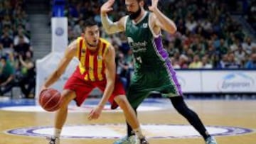 Vasileiadis, en uno de los &uacute;ltimos partidos con el Unicaja.