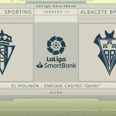 Resumen del Sporting vs Albacete de la Liga SmartBank