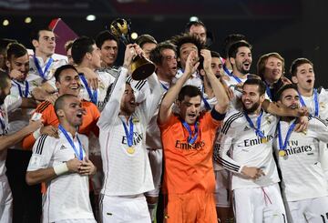 La final del Mundial de Clubes de 2014 se disputó en el estadio de Marrakech. Enfrentó al Real Madrid ante el San Lorenzo, y el equipo blanco venció por 2-0.