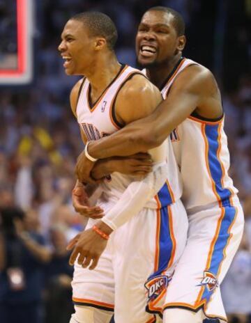 Westbrook y Durant.