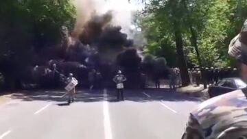 El 'ejercito' de Dresden: salvaje puesta en escena de sus hinchas