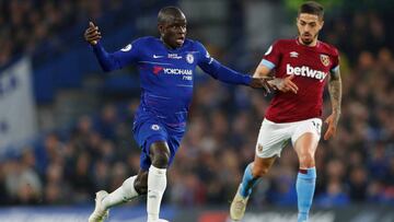 El jugador del Chelsea N'Golo Kante.