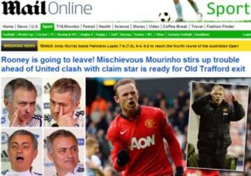 Portadas de la prensa extranjera