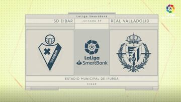 Resumen y goles del Eibar vs Valladolid de LaLiga SmartBank