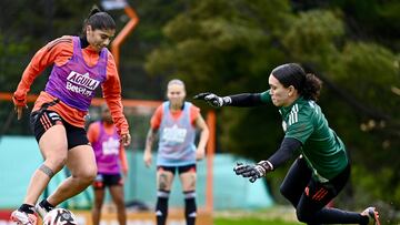 Selección Colombia Femenina se prepara para enfrentar a Argentina en amistoso.