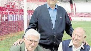<b>HISTÓRICOS. </b>Juan Arza, Antonio Valero y Manuel Ruiz Sosa.
