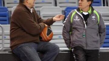 <b>SENTENCIADO. </b>Rubia, director deportivo, conversó ayer con Aíto.