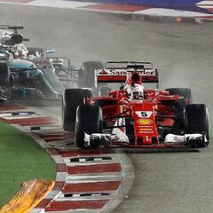 Hamilton ve flaquezas en Vettel