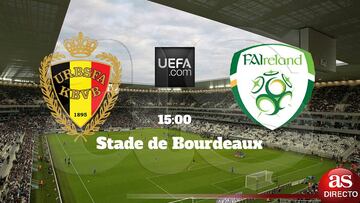 B¨¦lgica vs Irlanda en vivo online: Eurocopa 2016 Grupo E