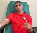 Los jugadores de Marruecos donan sangre por el terremoto