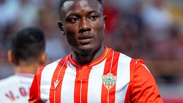 Patrick Soko se estrena como goleador en el Almería