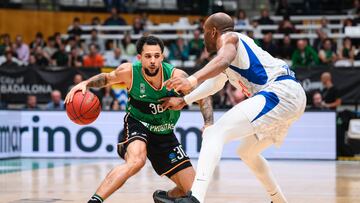 Kassius Robertson, base del Joventut, ante el Buducnost montenegrino en la Eurocup.