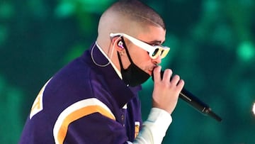 Bad Bunny en The Forum; Inglewood, California. Noviembre 17, 2019.