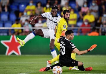 Duvan Zapata, Raúl Albiol y Gerónimo Rulli.