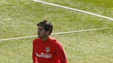 Monsalve, durante una sesión de entrenamiento.