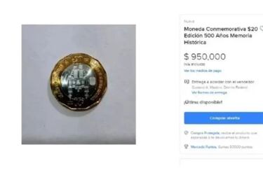 Se vuelven locos por ella: ofrecerían casi un millón de pesos al propietario de esta moneda de 20 pesos