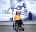 Teresa Perales, convenio de colaboración con Telefónica