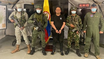 Alías Otoniel, jefe del Clan del Golfo, es capturado