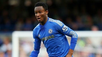 John Obi Mikel con Chelsea