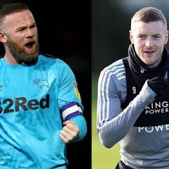Wayne Rooney trata de suavizar las cosas con Jamie Vardy y se topa con su rechazo