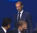 El gesto de Ceferin al presidente del PSG que suma millones de visitas en redes