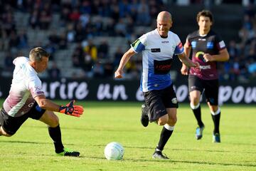 Zinedine Zidane y Pascal Olmeta.