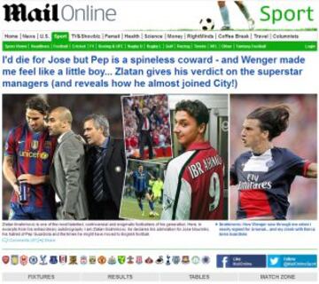 Portadas de la prensa extranjera