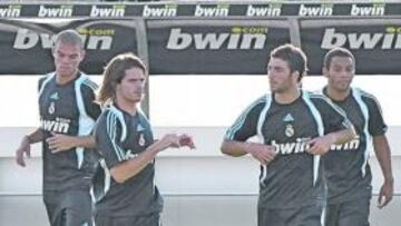 Gago y Marcelo se entrenan a tope.