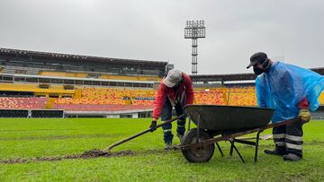 Sencia entrega reporte de cómo va la gramilla de El Campín