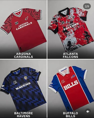 NFL jerseys get a soccer makeover: Check out these retro looks for the 32 teams