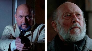 Los protagonistas de la película de terror 'Halloween' de 1978 con Jamie Lee Curtis