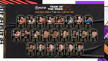 TOTW 1 de FUT FIFA 21 con Luis Suárez, Iniesta y Jamie Vardy ya disponible